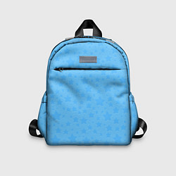 Детский рюкзак Звёздочки голубой паттерн, цвет: 3D-принт