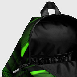 Детский рюкзак Зеленый яркая текстура, цвет: 3D-принт — фото 2