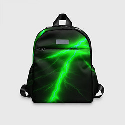 Детский рюкзак Зеленый разряд молнии, цвет: 3D-принт