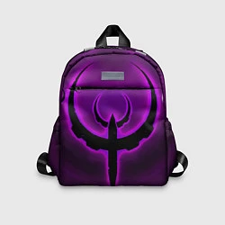 Детский рюкзак Quake фиолетовый, цвет: 3D-принт
