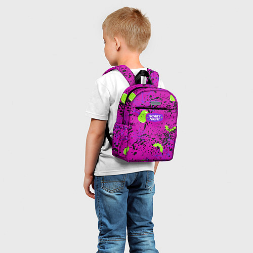 Детский рюкзак Пугающая тыква / 3D-принт – фото 5
