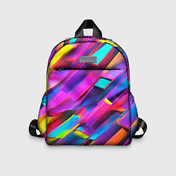 Детский рюкзак Неоновые разноцветные пластины