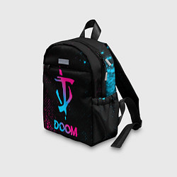 Детский рюкзак Doom - neon gradient, цвет: 3D-принт — фото 2
