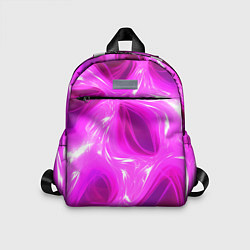 Детский рюкзак Обтекаемый розовый, цвет: 3D-принт