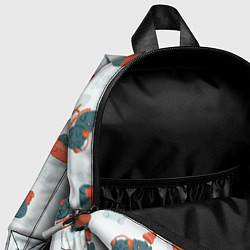 Детский рюкзак Зимние веселые лягушки, цвет: 3D-принт — фото 2