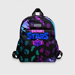 Детский рюкзак Brawl stars neon logo
