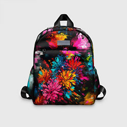 Детский рюкзак Краски и цветы, цвет: 3D-принт