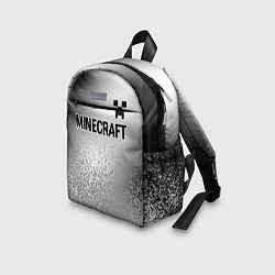 Детский рюкзак Minecraft glitch на светлом фоне: символ сверху, цвет: 3D-принт — фото 2