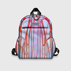Детский рюкзак Розовые прожилки, цвет: 3D-принт