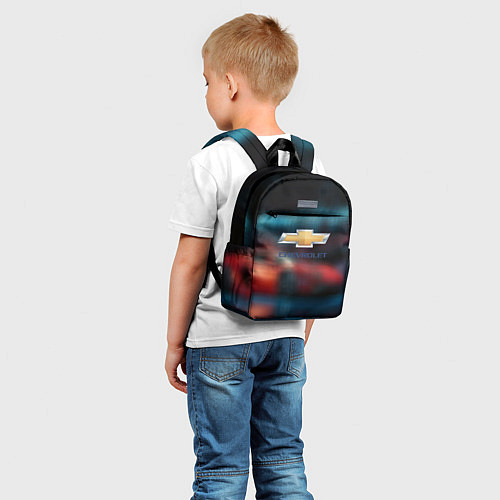 Детский рюкзак Chevrolet sport / 3D-принт – фото 5