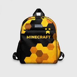 Детский рюкзак Minecraft - gold gradient: символ сверху