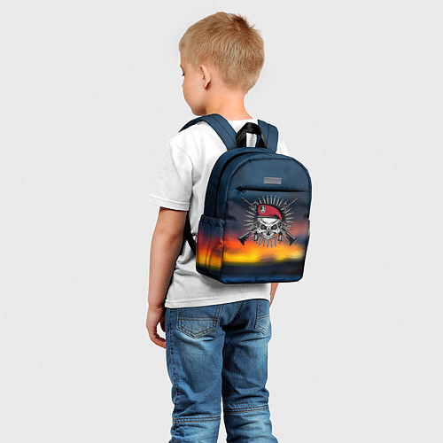 Детский рюкзак Спецназ краповый берет / 3D-принт – фото 5