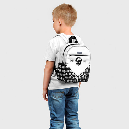 Детский рюкзак Евангелион логотип Nerv anime / 3D-принт – фото 5