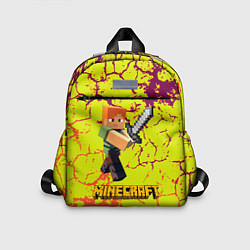 Детский рюкзак Майнкрафт земля трещины, цвет: 3D-принт