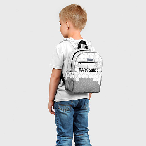 Детский рюкзак Dark Souls glitch на светлом фоне: символ сверху / 3D-принт – фото 5
