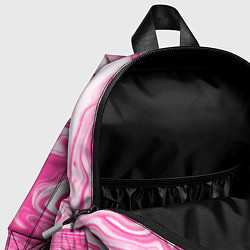 Детский рюкзак I am kenough - розовые разводы краски, цвет: 3D-принт — фото 2