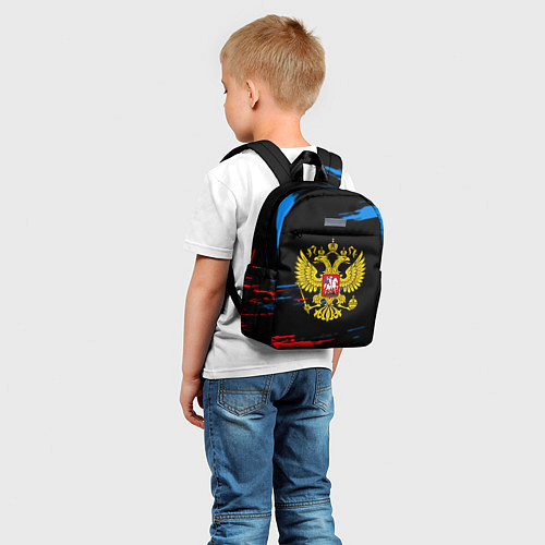 Детский рюкзак Герб РФ краски / 3D-принт – фото 5