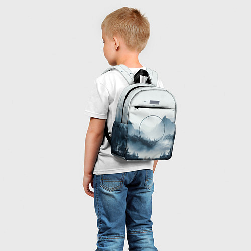 Детский рюкзак Утренние горы / 3D-принт – фото 5