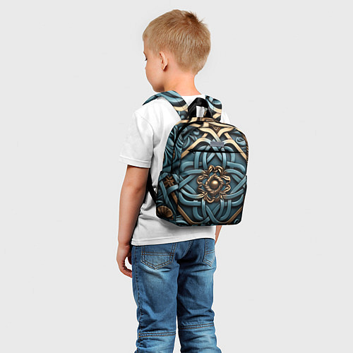 Детский рюкзак Симметричный орнамент в кельтской стилистике / 3D-принт – фото 5