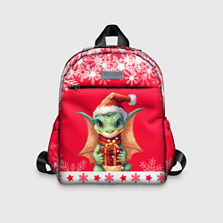 Детский рюкзак Дракон с подарком - 2024, цвет: 3D-принт