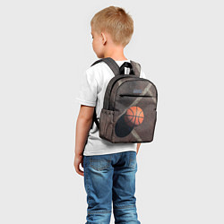 Детский рюкзак Мяч баскетбольный, цвет: 3D-принт — фото 2
