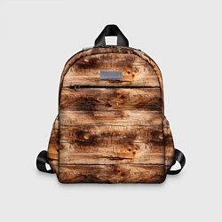 Детский рюкзак Старая деревянная обшивка, цвет: 3D-принт