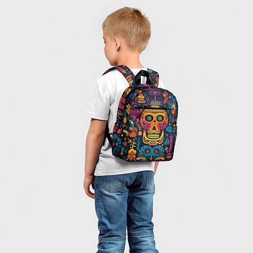 Детский рюкзак Узор в мексиканском стиле / 3D-принт – фото 5