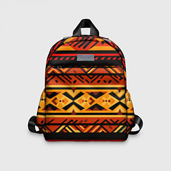 Детский рюкзак Узор в этническом стиле масаев, цвет: 3D-принт