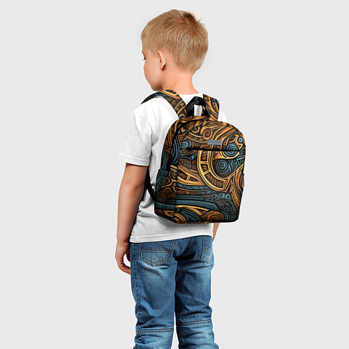 Детский рюкзак Паттерн в викингском стиле / 3D-принт – фото 5