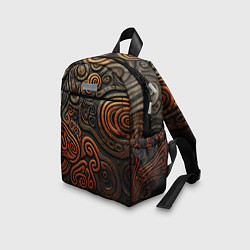 Детский рюкзак Асимметричный паттерн в викингском стиле, цвет: 3D-принт — фото 2