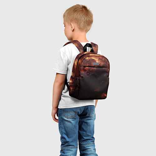 Детский рюкзак Взрыв нейронной звезды в космосе / 3D-принт – фото 5