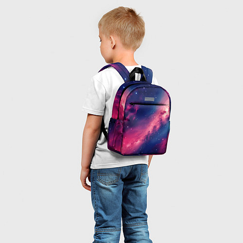 Детский рюкзак Галактика в розовом цвете / 3D-принт – фото 5