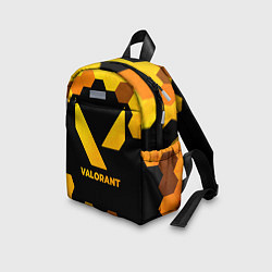 Детский рюкзак Valorant - gold gradient, цвет: 3D-принт — фото 2