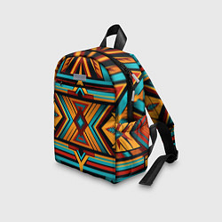 Детский рюкзак Геометрический узор с этическом стиле, цвет: 3D-принт — фото 2