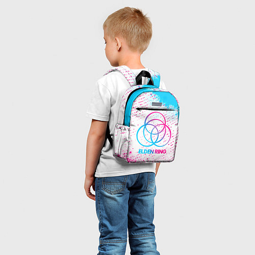 Детский рюкзак Elden Ring neon gradient style / 3D-принт – фото 5