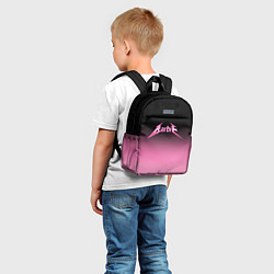 Детский рюкзак Барби - стиль металлики: градиент, цвет: 3D-принт — фото 2