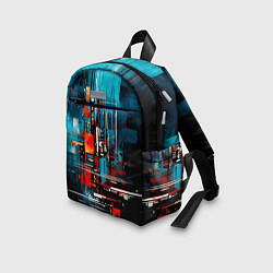 Детский рюкзак Городская абстракция, цвет: 3D-принт — фото 2