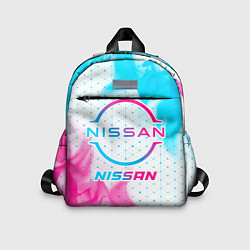 Детский рюкзак Nissan neon gradient style, цвет: 3D-принт