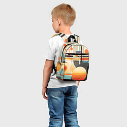 Детский рюкзак Стильная геометрия, цвет: 3D-принт — фото 2