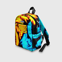 Детский рюкзак PUBG dgragon flame steel, цвет: 3D-принт — фото 2