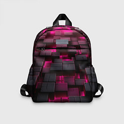 Детский рюкзак Фиолетовые и черные камни