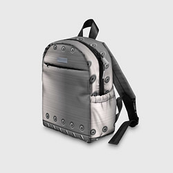 Детский рюкзак Стальные листы, цвет: 3D-принт — фото 2