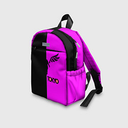 Детский рюкзак Токийские мстители черно-розовый, цвет: 3D-принт — фото 2