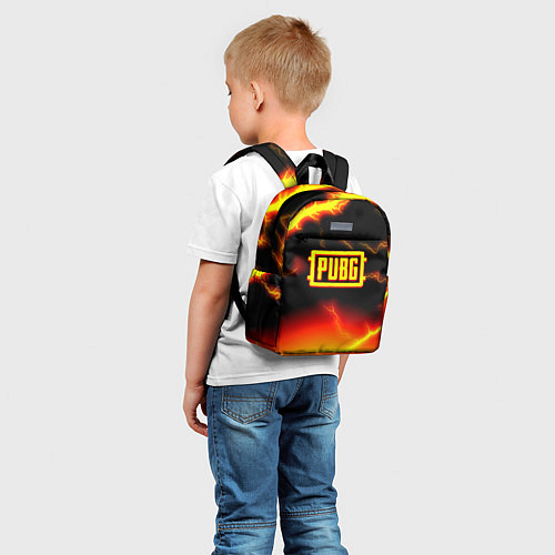 Детский рюкзак PUBG огненный шторм из молний / 3D-принт – фото 5