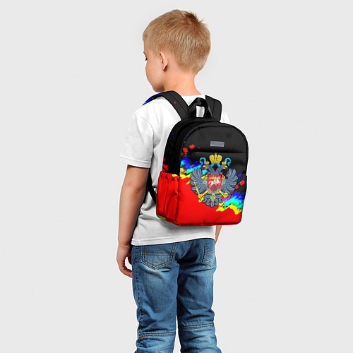 Детский рюкзак Имперская Россия краски / 3D-принт – фото 5