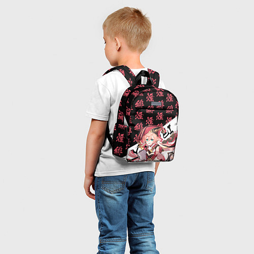 Детский рюкзак Янь Фэй иероглифы - Геншин Импакт / 3D-принт – фото 5