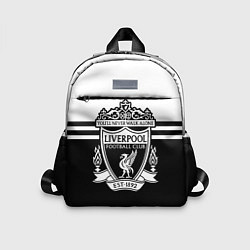 Детский рюкзак Ливерпуль - черно-белый