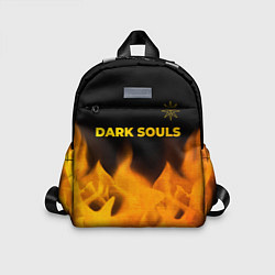 Детский рюкзак Dark Souls - gold gradient посередине, цвет: 3D-принт