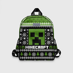 Детский рюкзак Minecraft christmas sweater, цвет: 3D-принт
