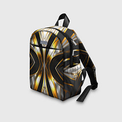 Детский рюкзак Неоновый узор стальная бабочка, цвет: 3D-принт — фото 2